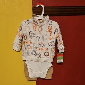 Carter's Just One You Baby Outfit with Orange Accents
